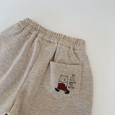 口袋卡通休閒棉質短褲6