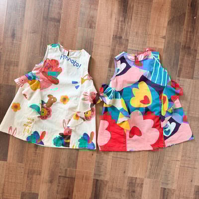 童趣繽紛荷葉背心洋裝7