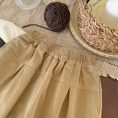 日系寬鬆收腳褲8