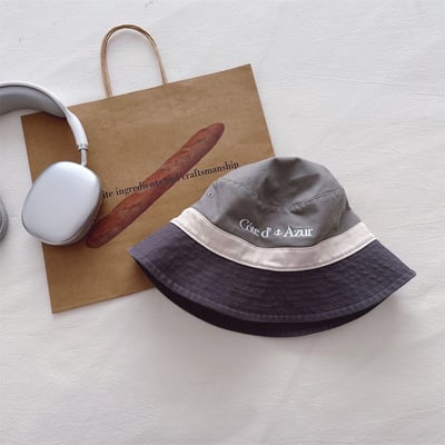 簡約拼色漁夫帽4