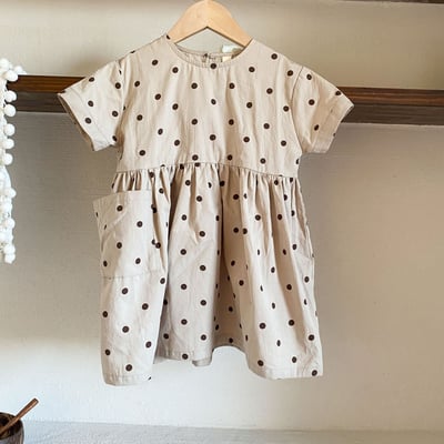 圓點手足系列套裝洋裝6