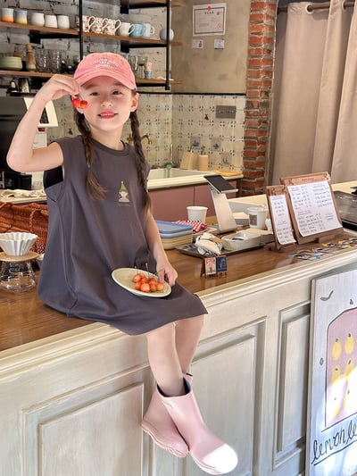 卡通休閒背心連身裙6