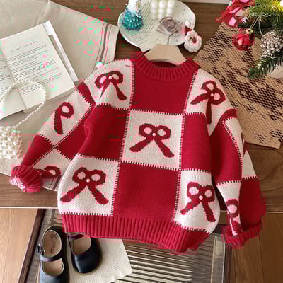 珍珠蝴蝶結毛衣2