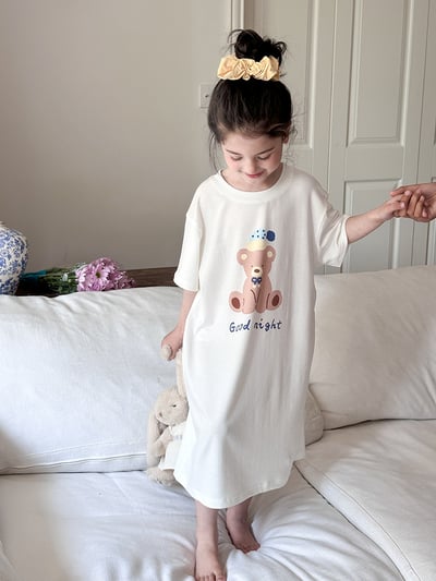萊賽爾小熊家居睡裙5