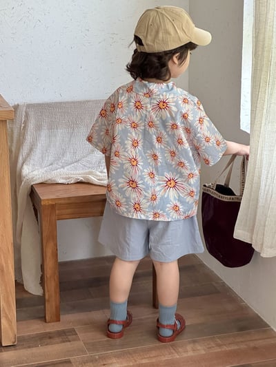 大碎花洋裝/套裝4