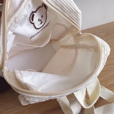 小熊刺繡雙肩包7