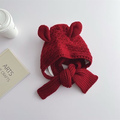 立體動物耳朵圍巾毛帽6