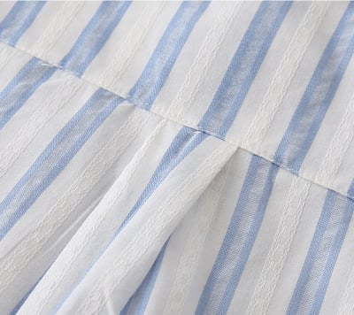 條紋背心連身裙襯衫親子裝8