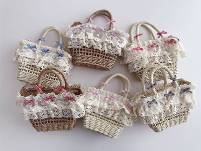 蕾絲蝴蝶結編織包2