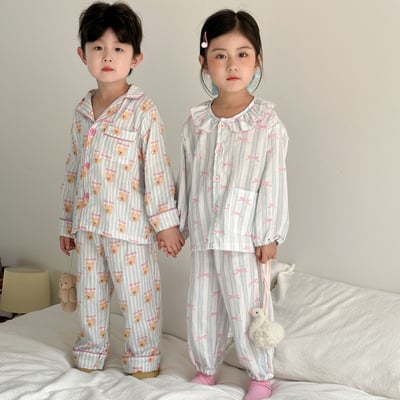 純棉紗布長袖家居服4