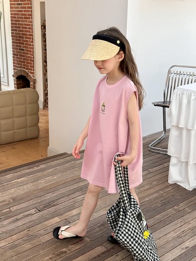 卡通休閒背心連身裙8