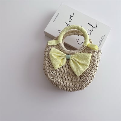 兒童草編手提包7