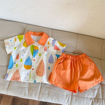 繽紛大翻領洋裝套裝5