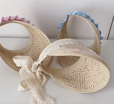 森系小花空頂帽4