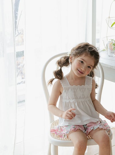 蕾絲雕花娃娃衫背心5