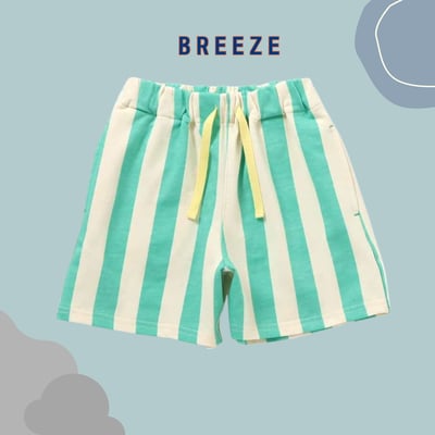 BREEZE 配色條紋短褲1