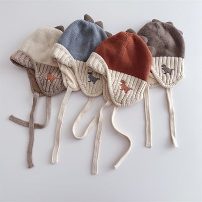 小恐龍保暖護耳帽1