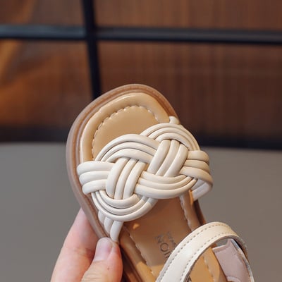 甜美羅馬編織涼鞋8