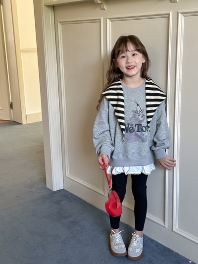 素色坑條彈力內搭褲6