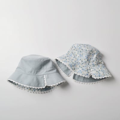 蕾絲雙面漁夫帽2