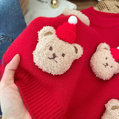 聖誕小熊娃娃針織毛衣5