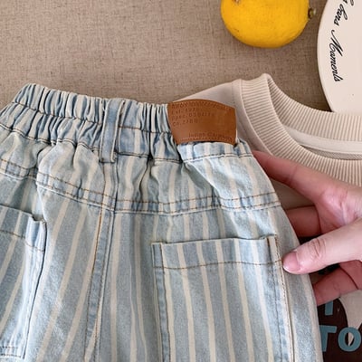 淺藍條紋牛仔褲5