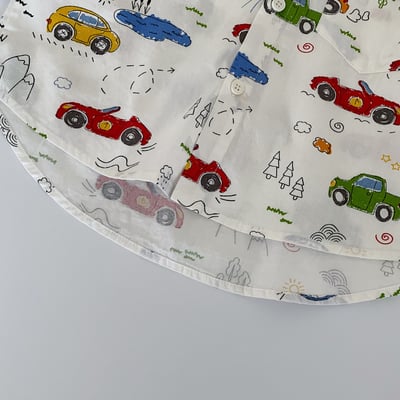 繽紛卡通小汽車襯衫5