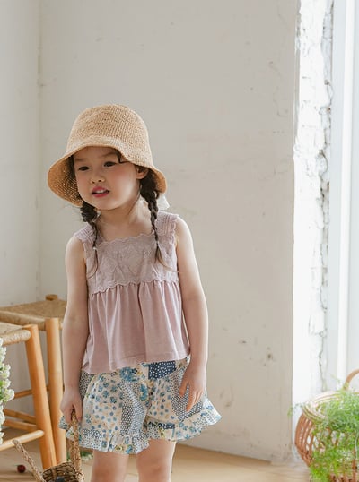 蕾絲雕花娃娃衫背心3