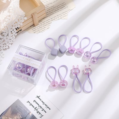 盒裝糖果色髮圈5