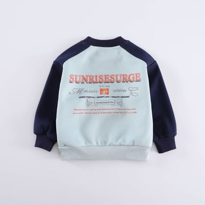 拼色字母圓領上衣(大人)12