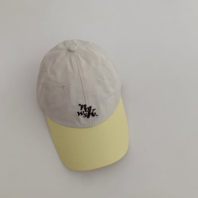 拼色刺繡棒球帽3