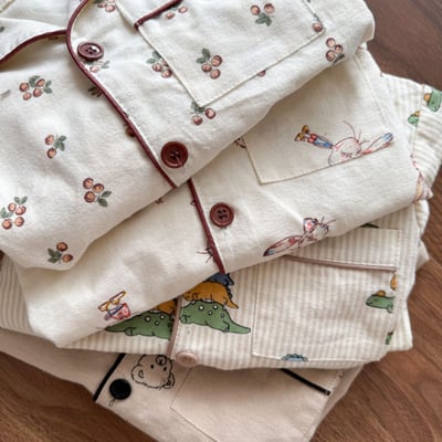 純棉可愛長袖家居服13