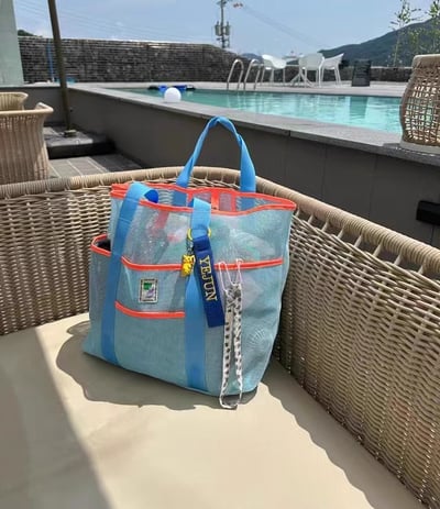 大容量網格收納袋4