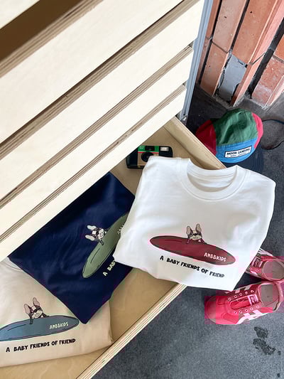 可愛小狗字母短袖T恤8