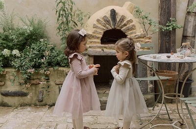 甜美荷葉邊公主紗洋裝2