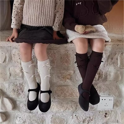 蝴蝶结無腳跟襪3