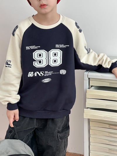 帥氣拼色休閒上衣(加絨)3