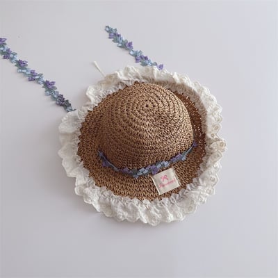 渡假風花邊草帽2