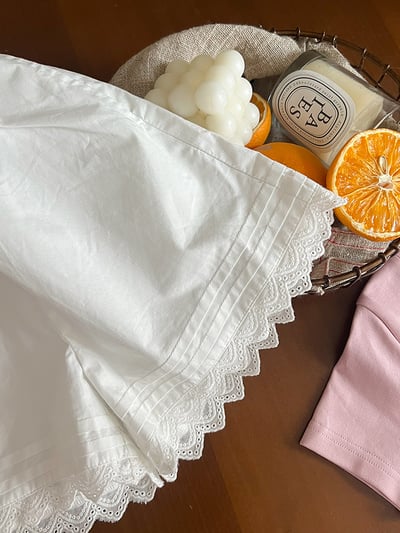 百搭蕾絲邊短褲5