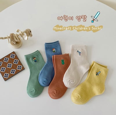 男童刺繡襪子組1