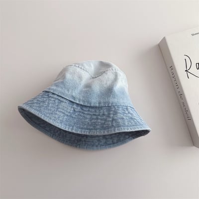 兒童漸變色牛仔漁夫帽3