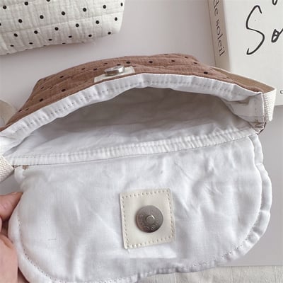 韓系棉布單肩包7