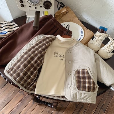 兩面穿夾棉外套1