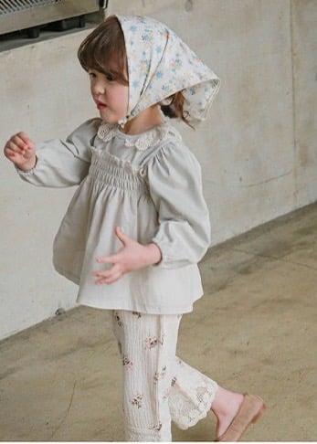 甜美波浪薄荷綠娃娃衫-尺寸1202