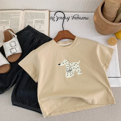 長毛狗狗卡通T恤4