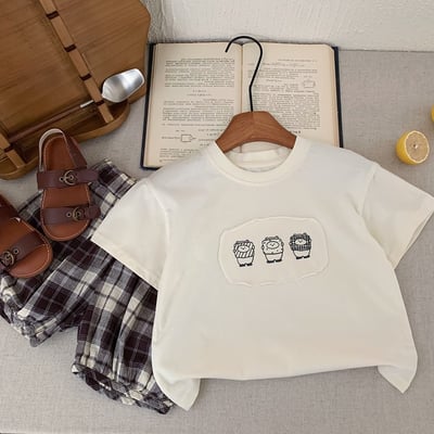 卡通貼布短袖T恤3