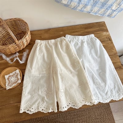 甜美繡花九分褲1