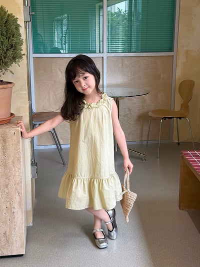 花邊領魚尾洋裝2