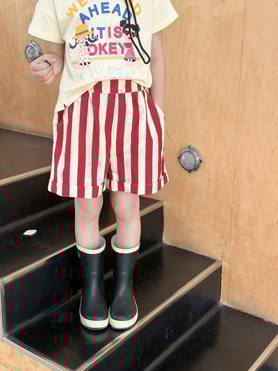 時髦滿版休閒短褲5