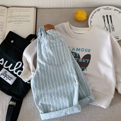 淺藍條紋牛仔褲4